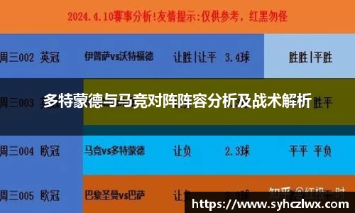多特蒙德与马竞对阵阵容分析及战术解析